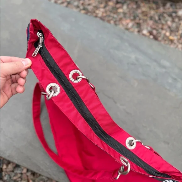 90s LL Bean Tote Bag Outdoor Sailing maritime Flag Boat bag - Picture 7 of 11